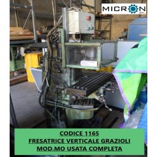 Fresatrice verticale GRAZIOLI Mod.MO USATA COMPLETA - ISO 30 - X: 270 Y: 90 Z: 210 mm