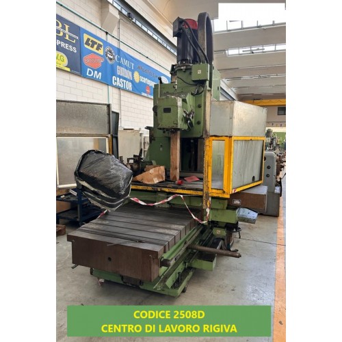 CENTRO DI LAVORO RIGIVA - CNC GSK/FANUC - ISO 50 - 2200 GIRI - X:1300 Y:600 Z:850